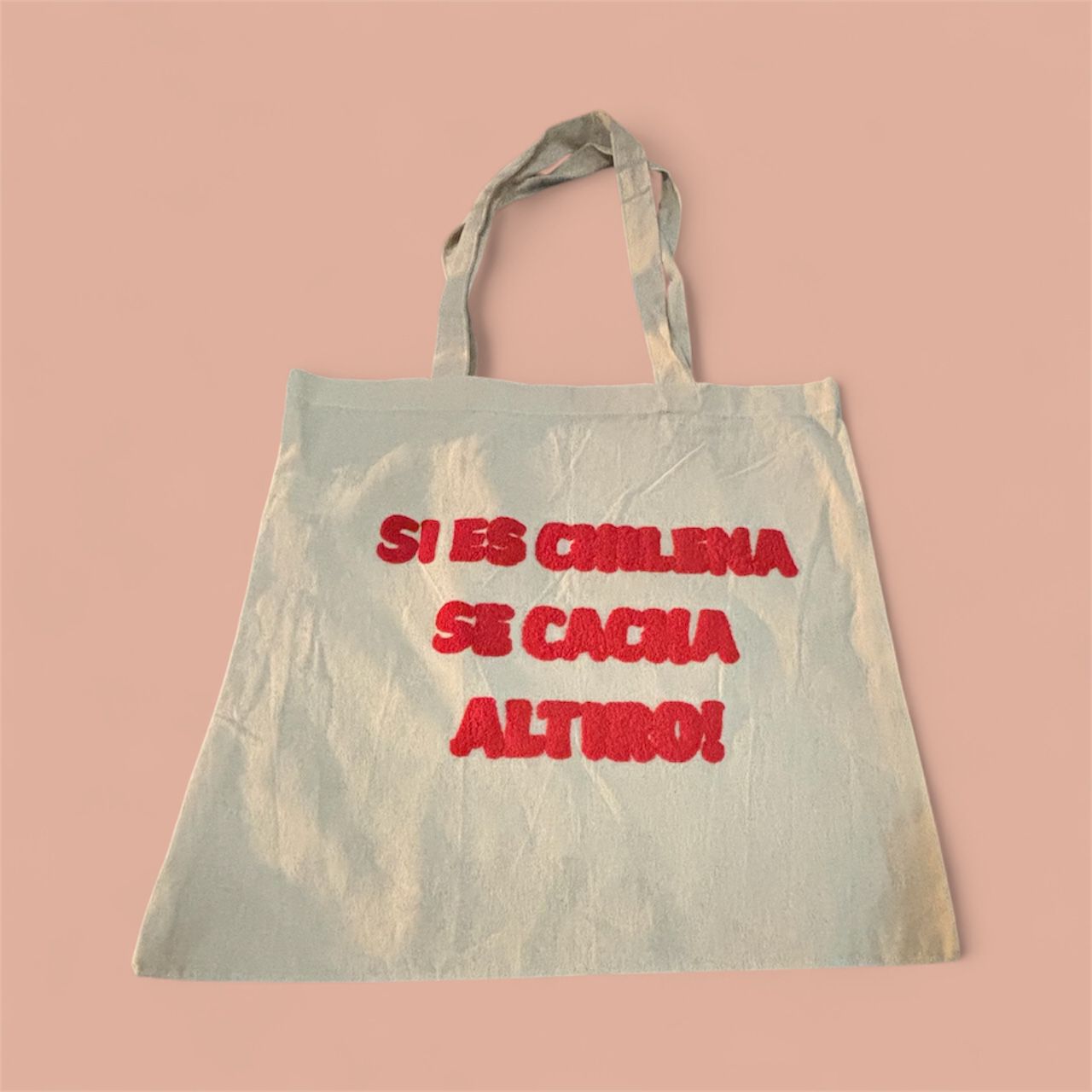 Tote Bag "Si es chilena se cacha altiro"