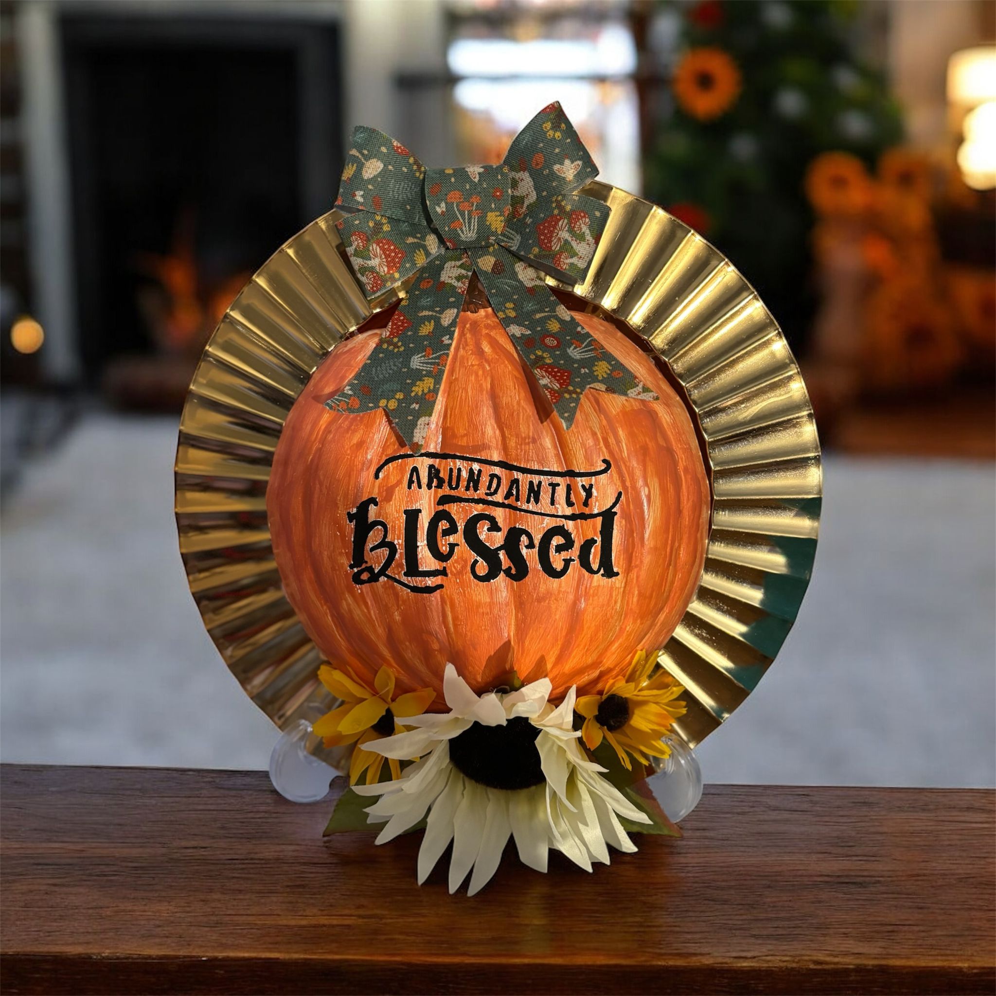 Fall/Thanksgiving decorative Plate