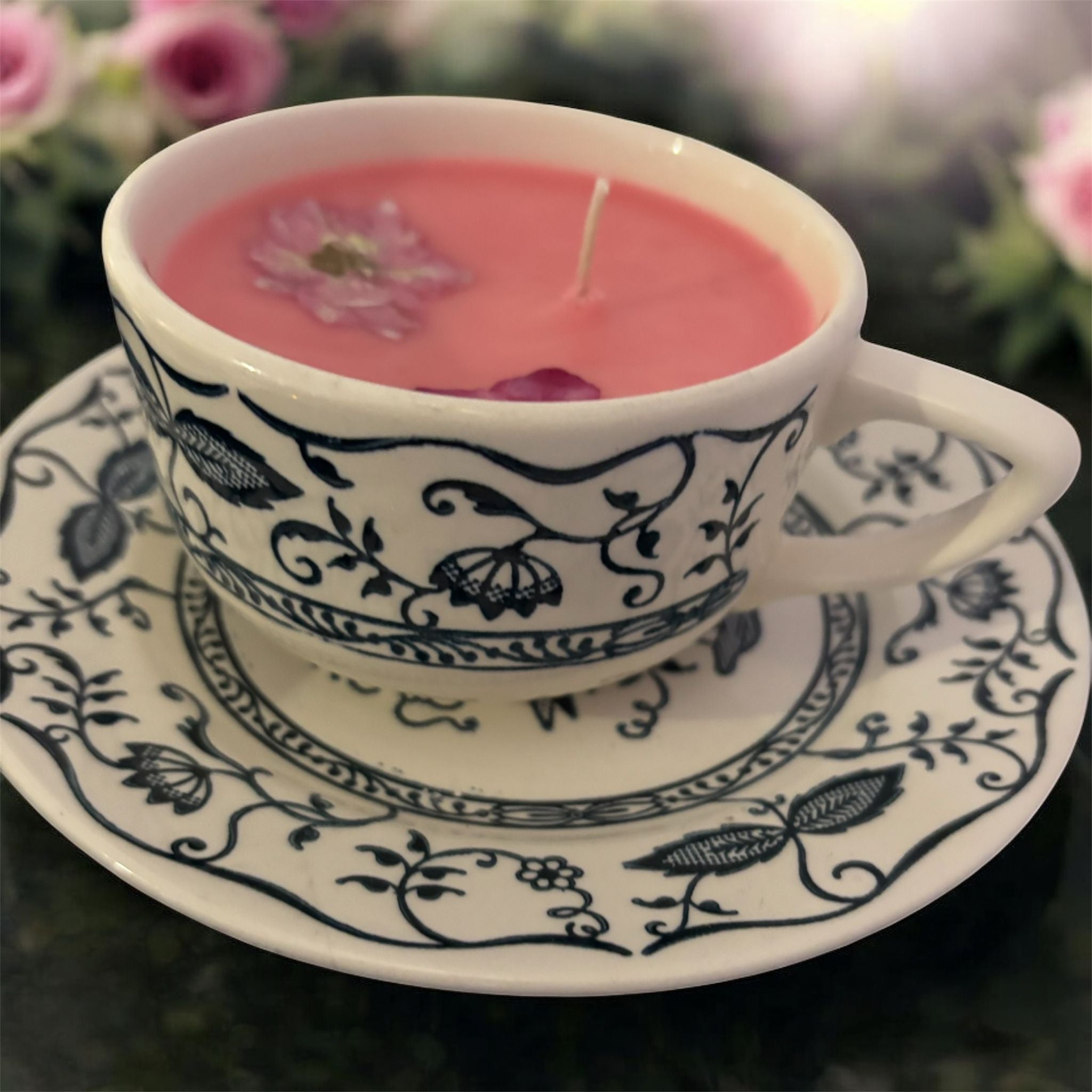 Tea Cup Candle