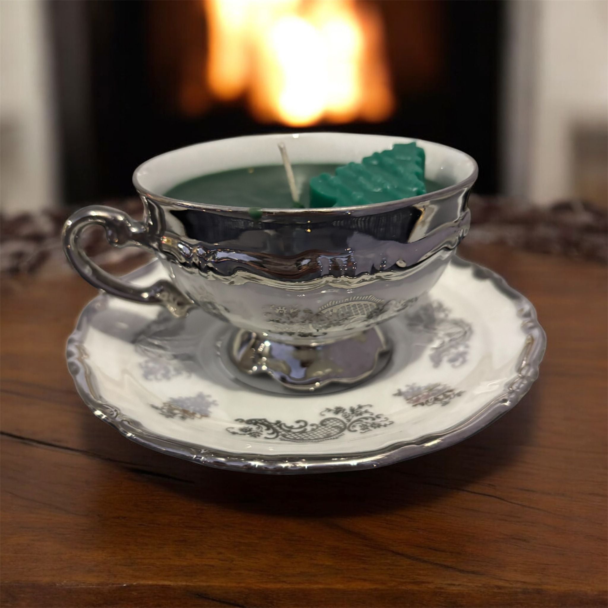 Tea Cup Candle