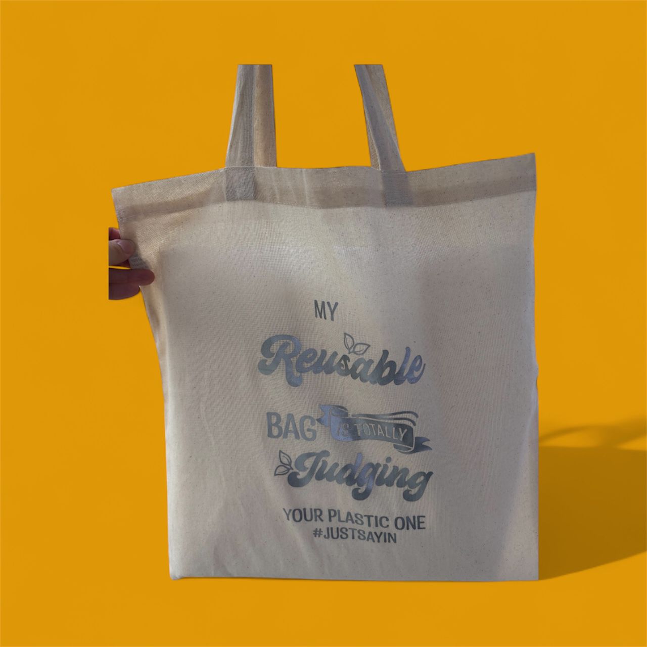 Tote Bag "my reusable bag is judging"