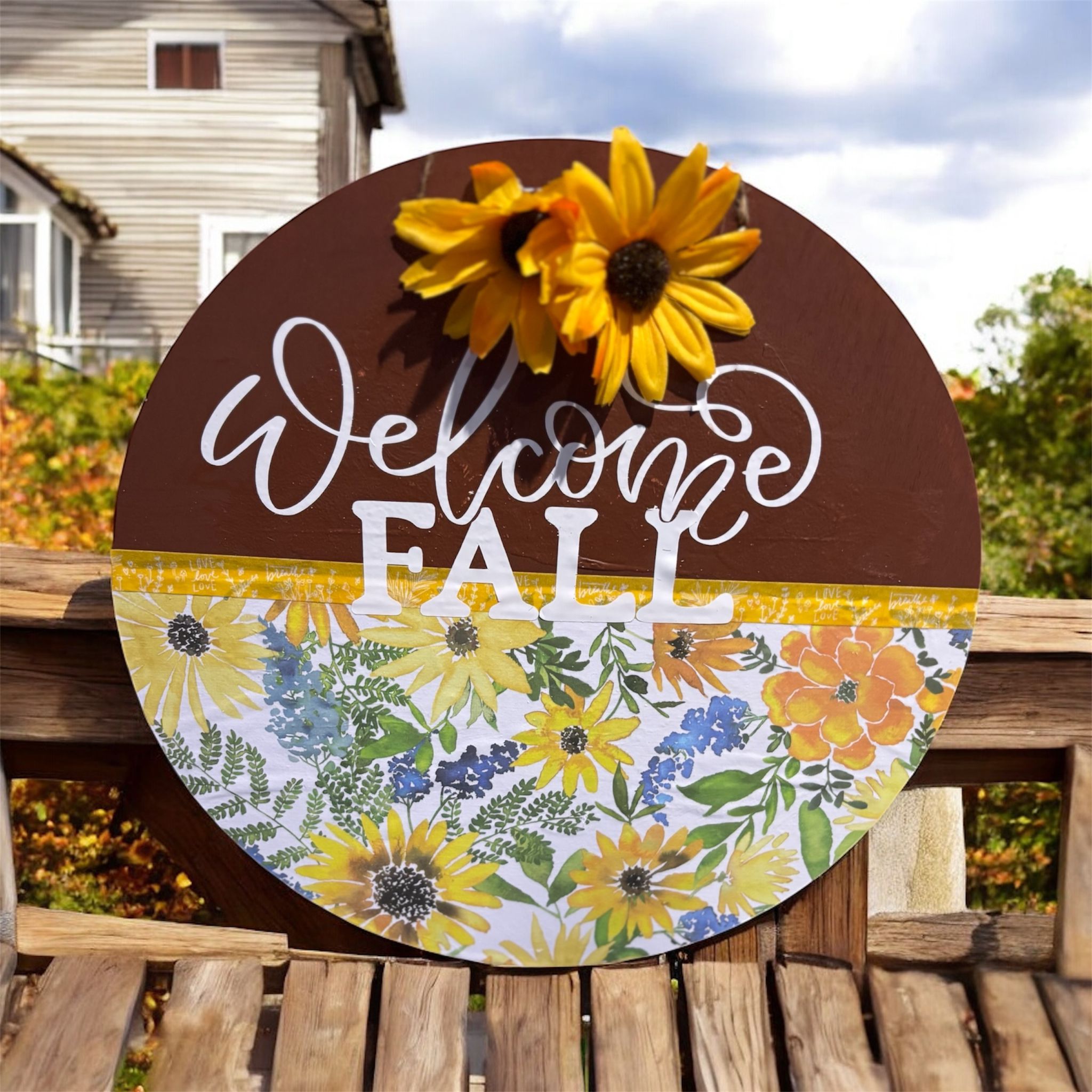 Welcome Fall Sign