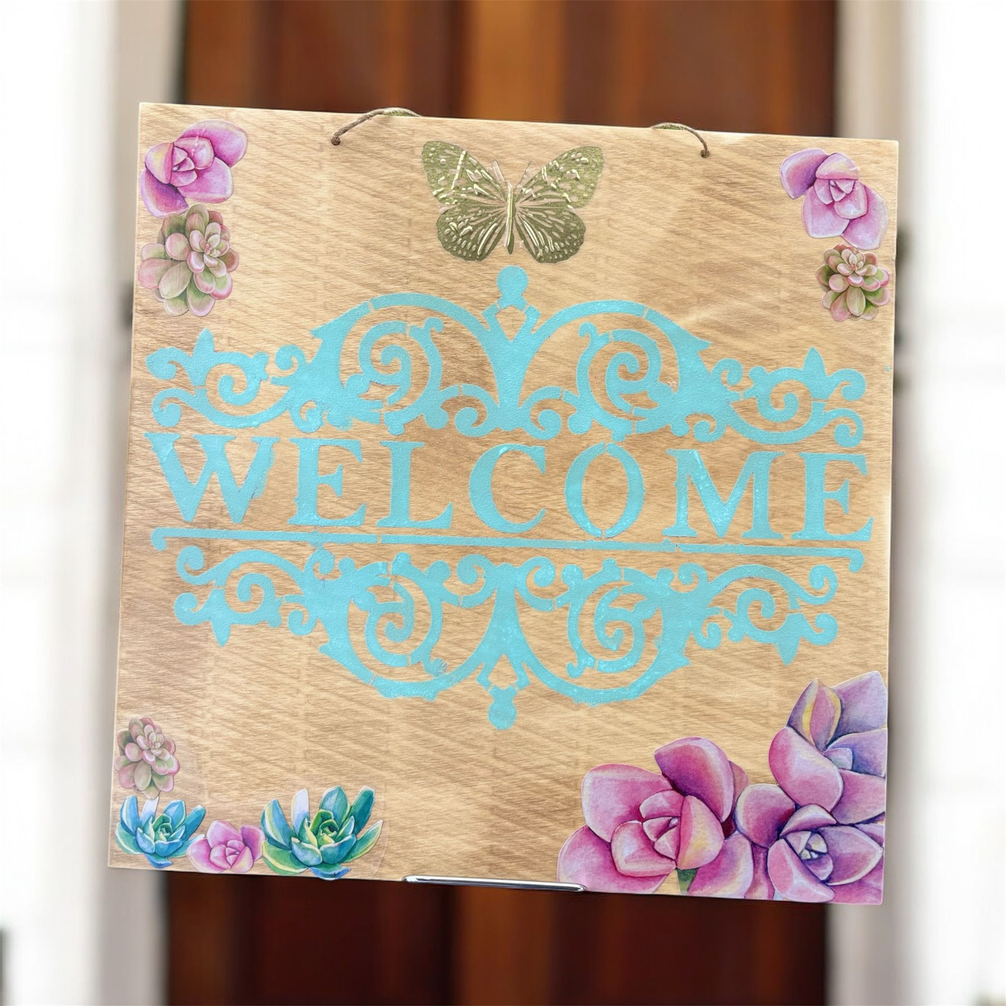 Welcome Floral  Sign